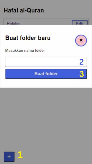 Buat folder baru